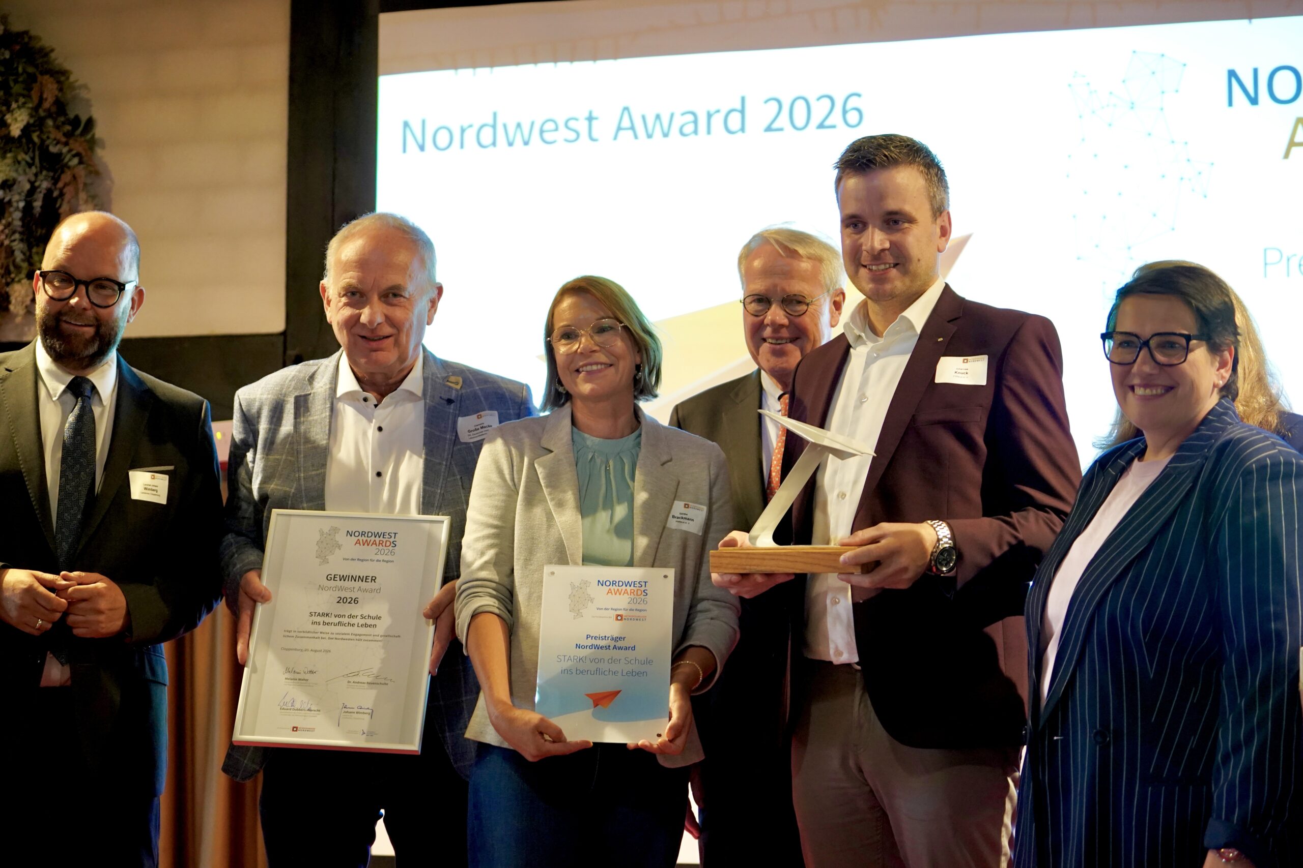 Nordwest Award 2026 für „Stark! – von der Schule ins berufliche Leben“